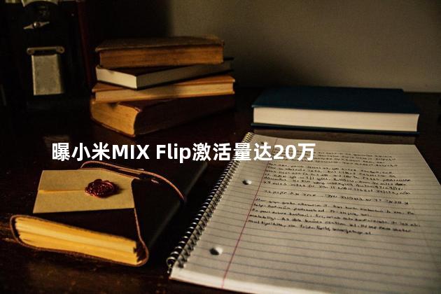 曝小米MIX Flip激活量达20万台